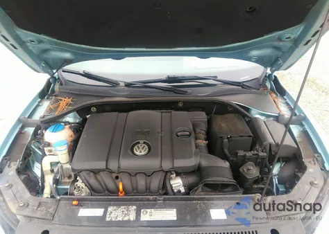 2012 Volkswagen Passat 2.5L S из США, поврежденный, VIN 1VWAP7A38CC062781